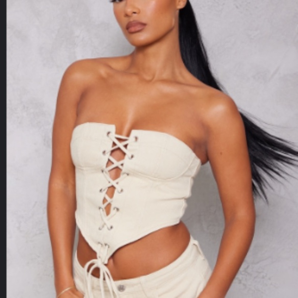 Lace Front Corset